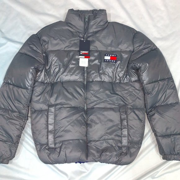 Tommy Hilfiger Puffer Jacket Gray - Picture 1 of 1